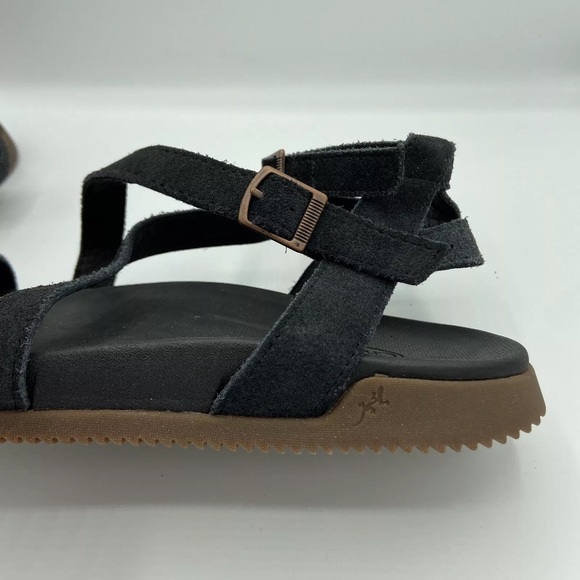 Chaco Rose Black Leather Strap Gladiator Sandals Sz 9 Women's JCH107806 - Picture 5 of 10